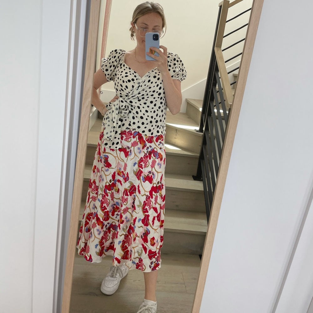 & other stories midi skirt